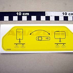 Folie Rücklaufumschaltung Ug Nova (Me620) Amazone