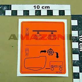 Folie Teilbreiten / Schnellentleerung (Me606) Amazone