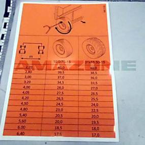 Folie Abdrehzahl Ed (Me1102) Amazone