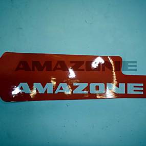 Folie Amazone-Schriftzug Weiss (Mf1037) Amazone