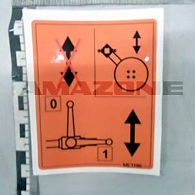 Folie Absperrhahn Scheibe (Me1196) Amazone