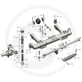 3D Lagerbuchse für Dca Achse (21810001) Granit