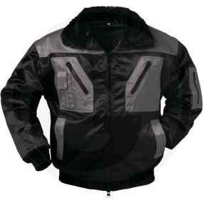 Pilotjacke Schwarz/Grau Gr.l (51723625-L) Granit