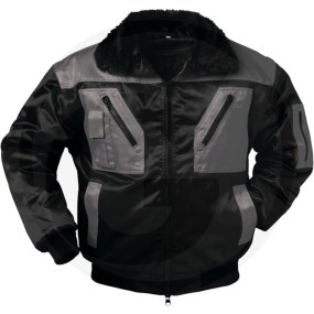 Pilotjacke Schwarz/Grau Gr. S (51723625-S) Granit