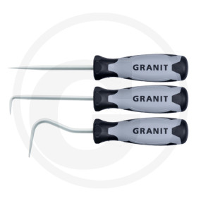 Hakenwerkzeug-Satz Gro?, 3-Tlg (7301496) Granit