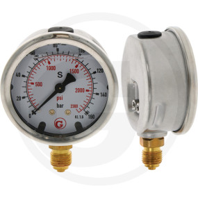 Manometer Ua. 160 Bar  63Mm - (85050010) Granit