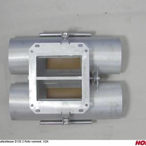 Fallschleuse D135 2 Rohr Vormo (01506500) Horsch
