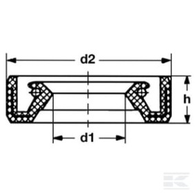 Wellendichtring (1213303) Kramp