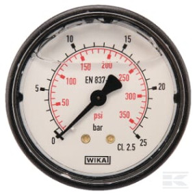 Manometer D63 0-25Bar +