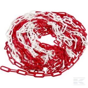 Kunststoffkette Rot-Weiss 6Mm (Kk150006) Kramp