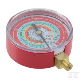 Manometer - Hochdruck Rot (Kl090267) Kramp