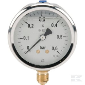 Manometer D63 0-0,6Bar +