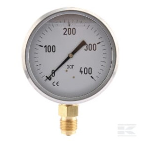 Manometer D100 0-400Bar ˘