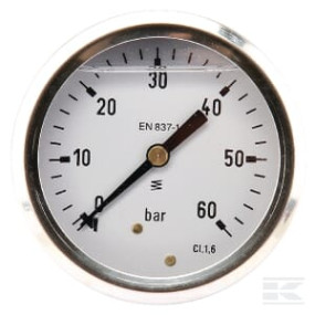 Manometer D63 0-60Bar +