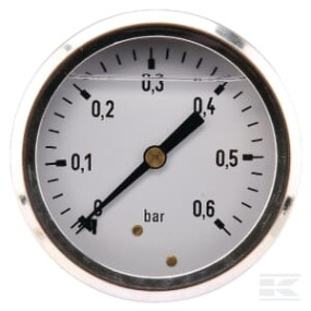 Manometer D63 0-0,6Bar +