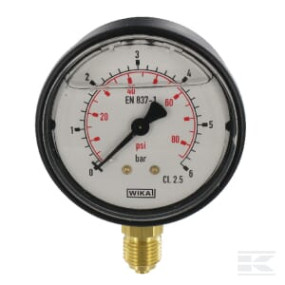 Manometer D63 0-6Bar +