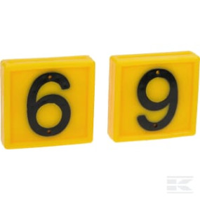 Markierungsnummer, Nr.6/9 Gelb (306069Fa) Kramp