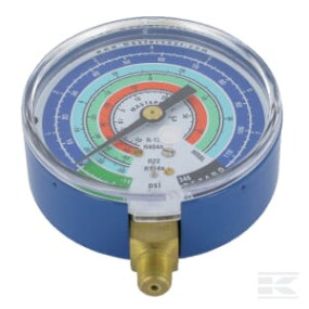 Manometer - Niederdruck Blau (Kl090266) Kramp