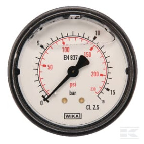 Manometer D63 0-16Bar +