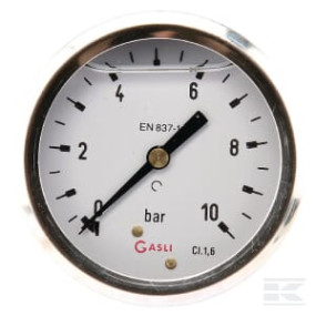 Manometer Ï63 0-10Bar +