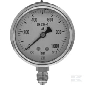 Manometer D63 0-1000 +