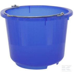 +Bucket Blue Transparent 12L (298800)  Kramp