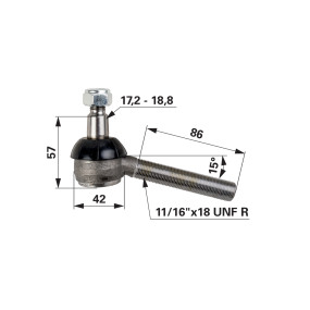 Kugelgelenk 11/16 Zoll Unf (00110235) Prillinger