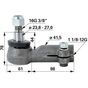 Kugelgelenk 1 1/8 Zoll (00110334) Prillinger