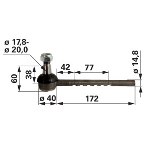 Kugelgelenk Anstelle Von Mf 18 (00110338) Prillinger