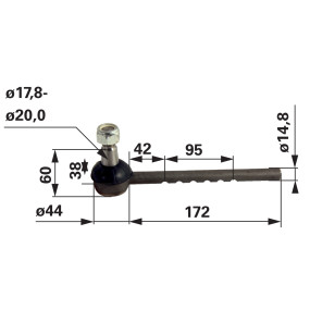 Kugelgelenk Anstelle Von Mf 18 (00110339) Prillinger