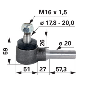 Kugelgelenk Zu Mf (00110371) Prillinger