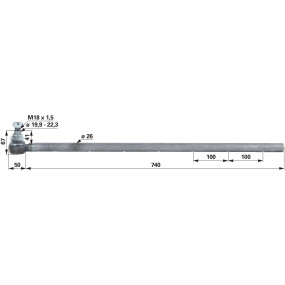 Kugelgelenk Dm 26 Mm Zu Deutz (00110870) Prillinger