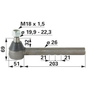 Kugelgelenk Zu Deutz Fahr (00110877) Prillinger