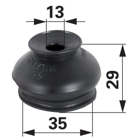 Staubschutz mit Sicherungsring (00110919) Prillinger