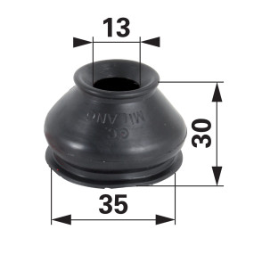 Staubschutz mit Sicherungsring (00110920) Prillinger