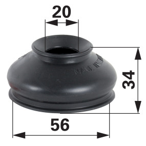 Staubschutz mit Sicherungsring (00110922) Prillinger