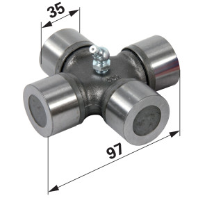 Kreuzgelenk Zu Antriebswelle D (00111859) Prillinger