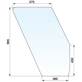 Türscheibe rechts Farbe Klar (00114002) Prillinger