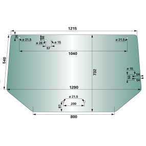 Heckscheibe (00114062) Prillinger