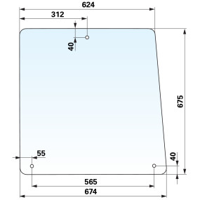 Seitenscheibe rechts Und links (00114412) Prillinger