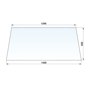 Heckscheibe Farbe Klar (00114530) Prillinger