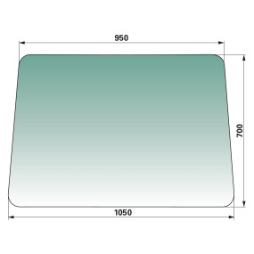 Frontscheibe Farbe Grün Getönt (00114701) Prillinger