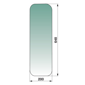 Frontscheibe Unten Farbe Grün (00114702) Prillinger