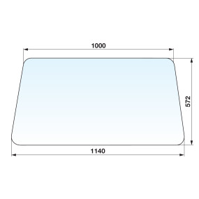 Seitenscheibe Oben Farbe Klar (00114703) Prillinger