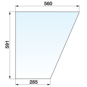 Türscheibe Unten Farbe Klar (00114707) Prillinger