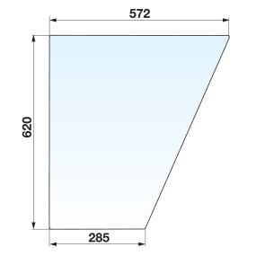 Türscheibe Unten Farbe Klar (00114708) Prillinger