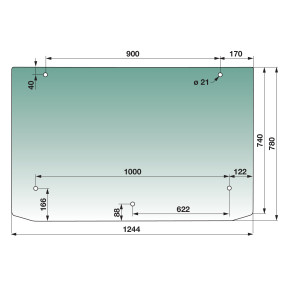 Heckscheibe Farbe Braun Getönt (00114863) Prillinger