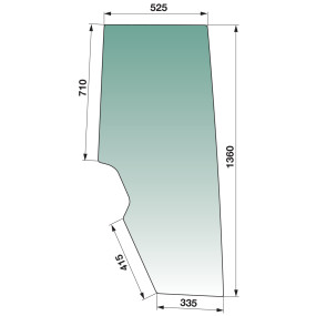 Türscheibe Farbe Braun Getönt (00114866) Prillinger