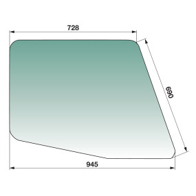 Türscheibe Oben Farbe Braun Ge (00114883) Prillinger