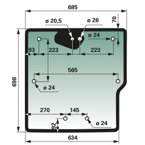 Heckscheibe Anstelle Von Deutz (00114890) Prillinger